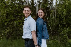 Engagement session at Wrights Creek South Nature Trail in Charlottetown, PEI