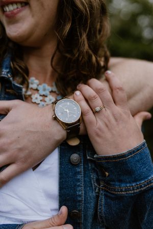 Engagement session at Wrights Creek South Nature Trail in Charlottetown, PEI