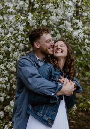 Engagement session at Wrights Creek South Nature Trail in Charlottetown, PEI