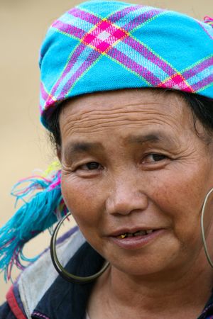 Black Hmong woman in Sapa, Northern Vietnam