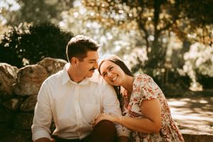 Bride and groom bask in outdoor wedding bliss in Bergen County, NJ, captured by North Jersey wedding professionals
