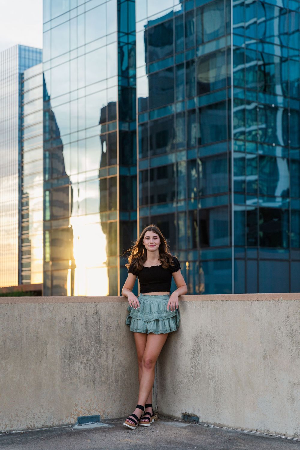 golden hour downtown Austin