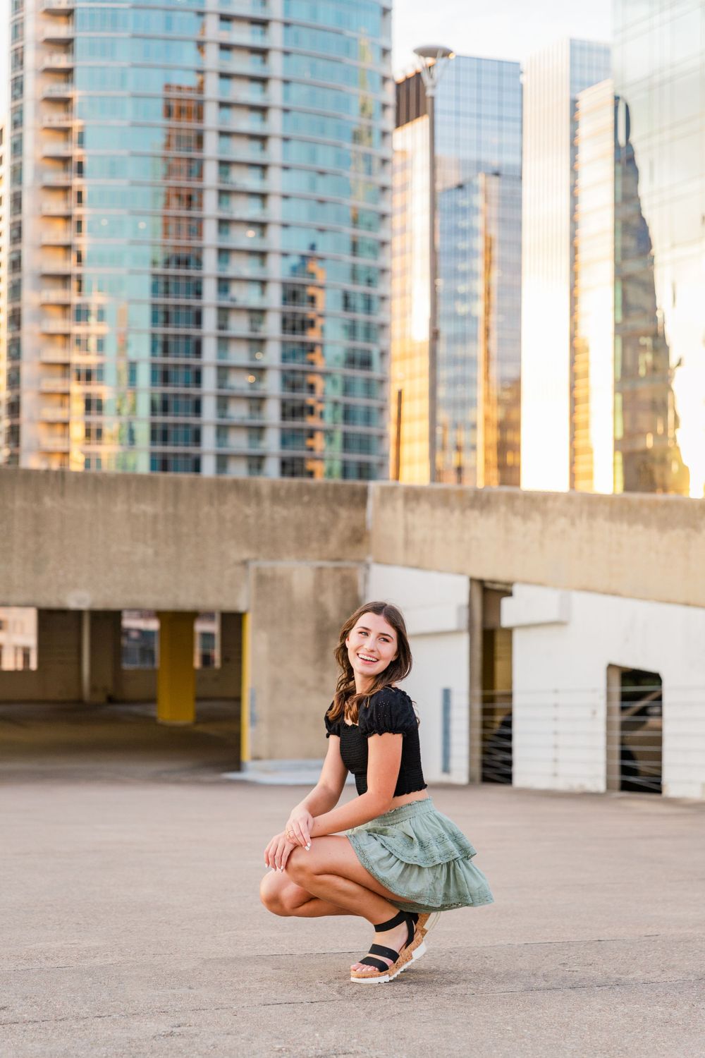 senior portrait skyline Austin, TX