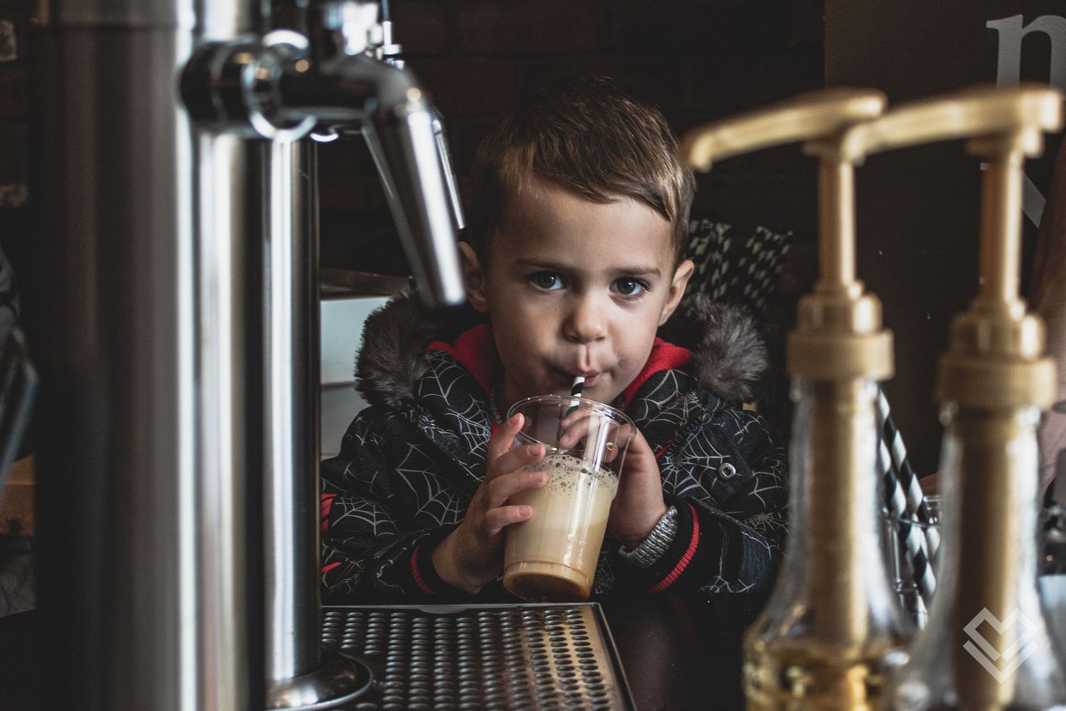 Boy Drinking
