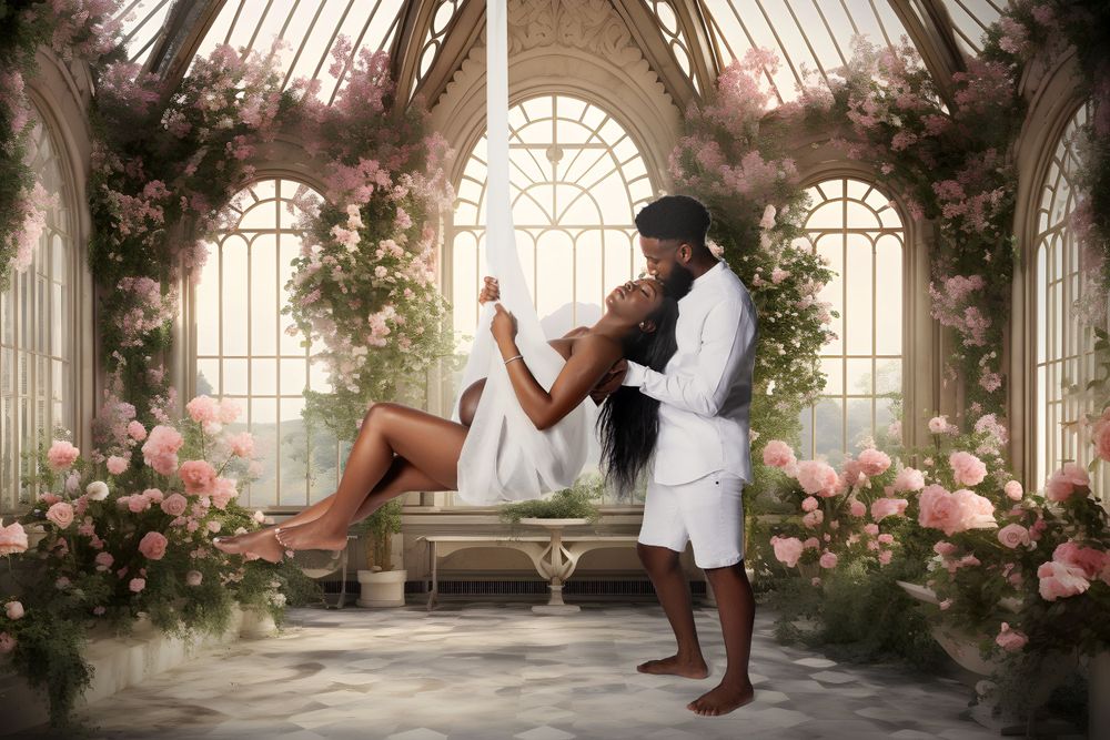 Maternity Swing Photo Shoot