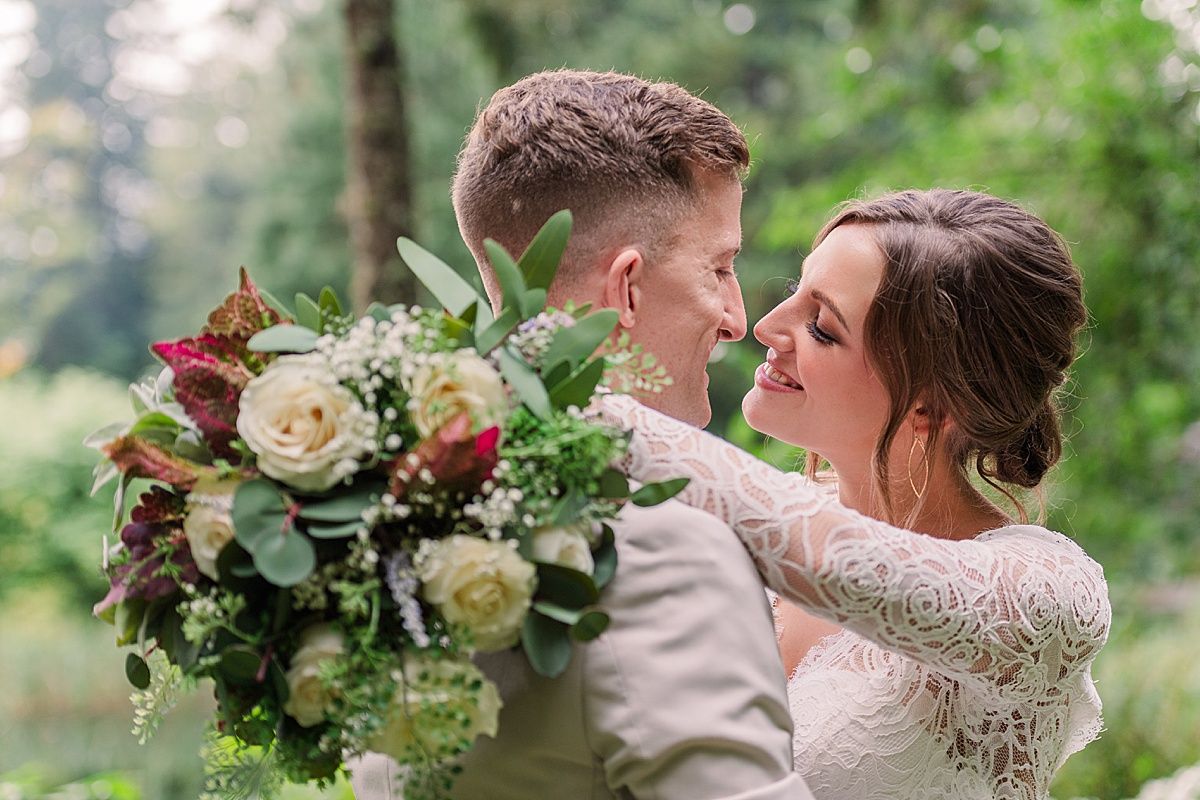 Beautiful bridal portrait by Indianapolis wedding photographer