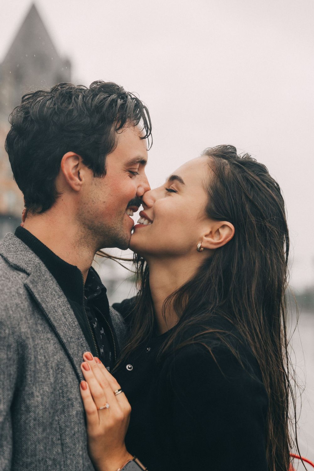 Quebec City Surprise Proposal Engagement planning & photoshoot, Château Frontenac, Petit Champlain, Terrace Dufferin.
