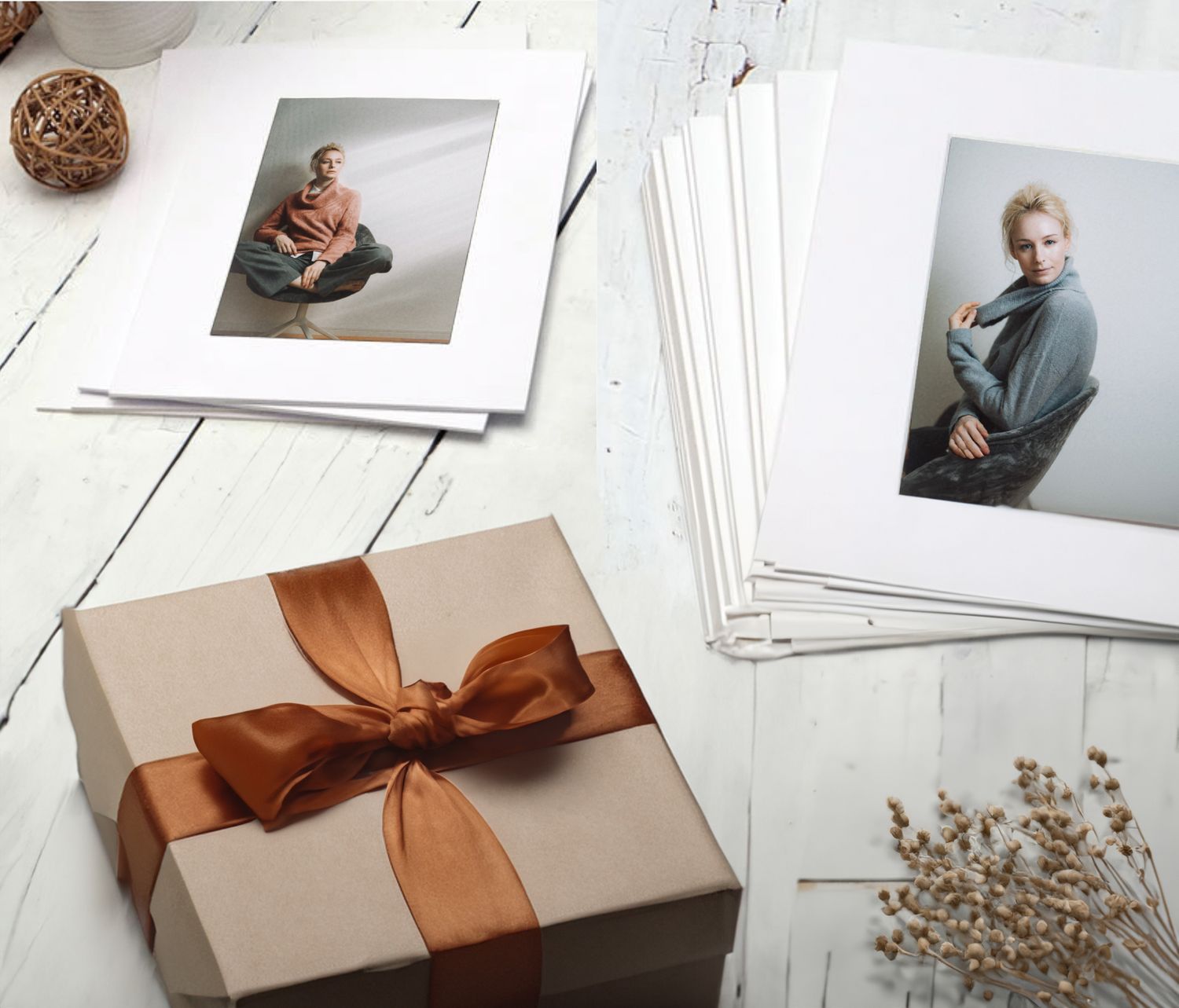 stylish studio photoshoot in Paris