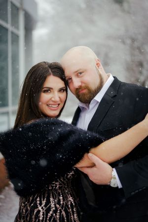 engagement wedding photo session at Severance Hall in Cleveland Ohio