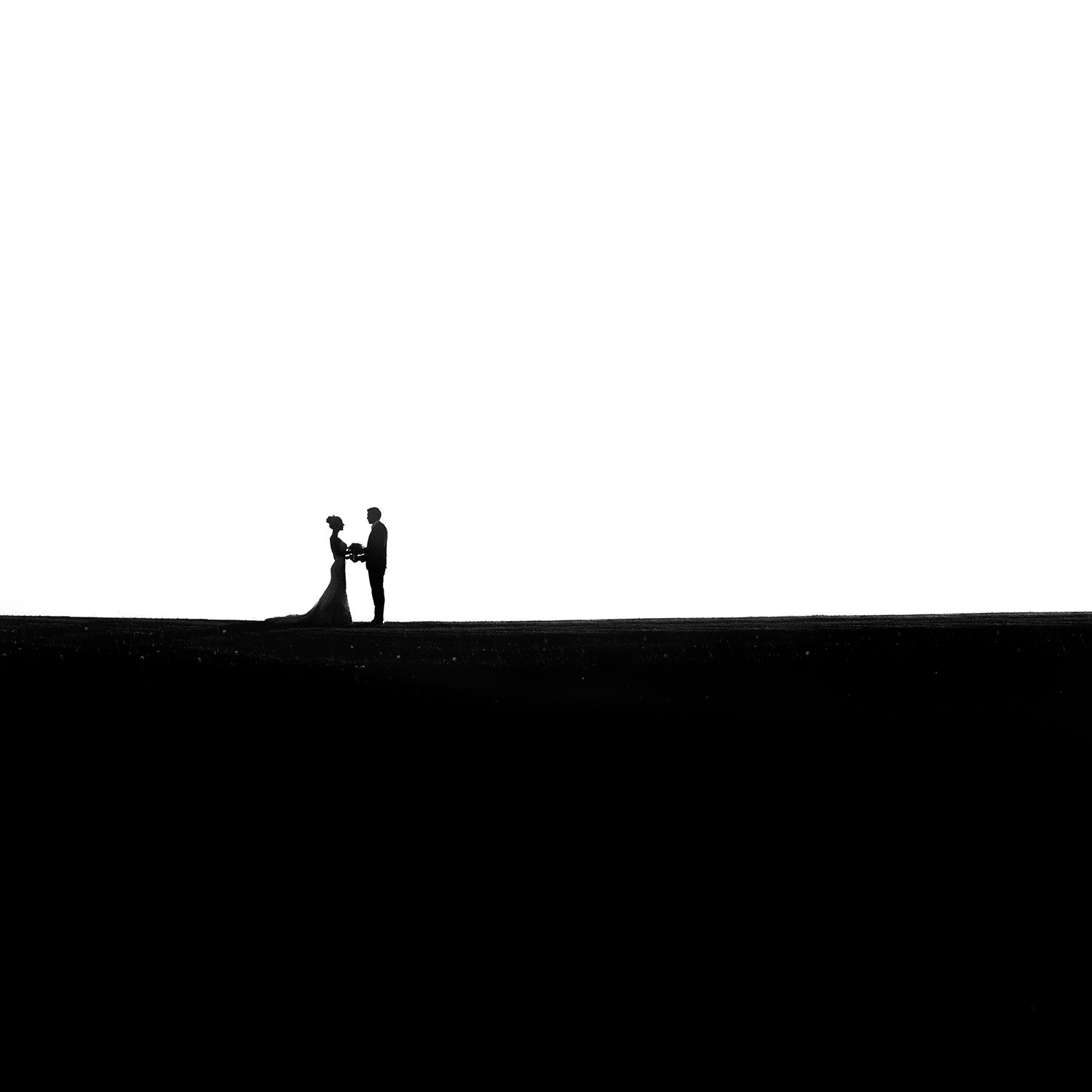 Minimalism on a wedding