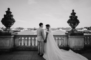 Reportage Hochzeitsfotograf standesamtliche Trauung Berlin Günstiger Fotoshooting Schloss Charlottenburg Shooting