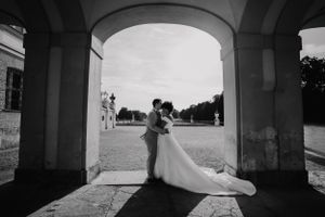 Reportage Hochzeitsfotograf standesamtliche Trauung Berlin Günstiger Fotoshooting Schloss Charlottenburg Shooting