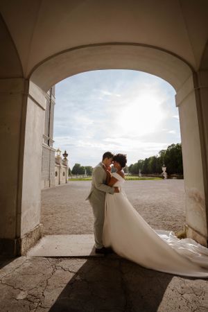 Reportage Hochzeitsfotograf standesamtliche Trauung Berlin Günstiger Fotoshooting Schloss Charlottenburg Shooting