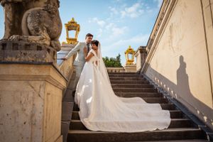 Reportage Hochzeitsfotograf standesamtliche Trauung Berlin Günstiger Fotoshooting Schloss Charlottenburg Shooting