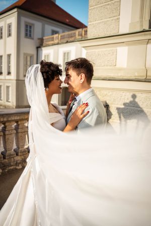 Reportage Hochzeitsfotograf standesamtliche Trauung Berlin Günstiger Fotoshooting Schloss Charlottenburg Shooting