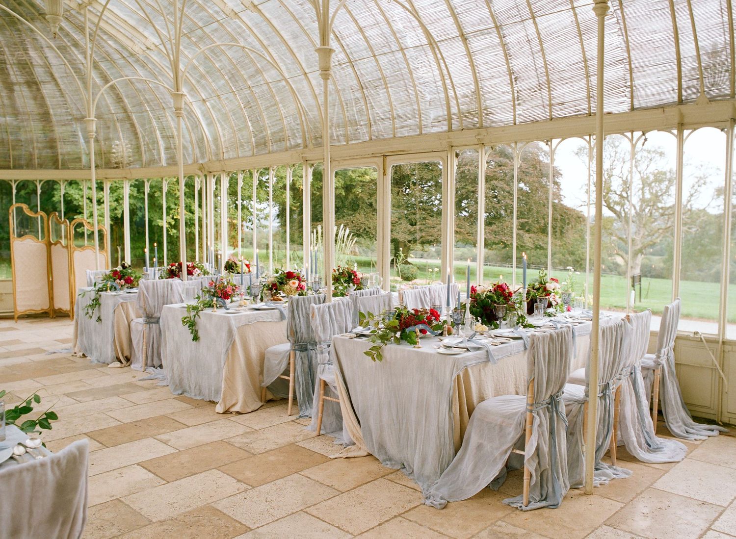 wedding table arrangement decor, elegant photo
