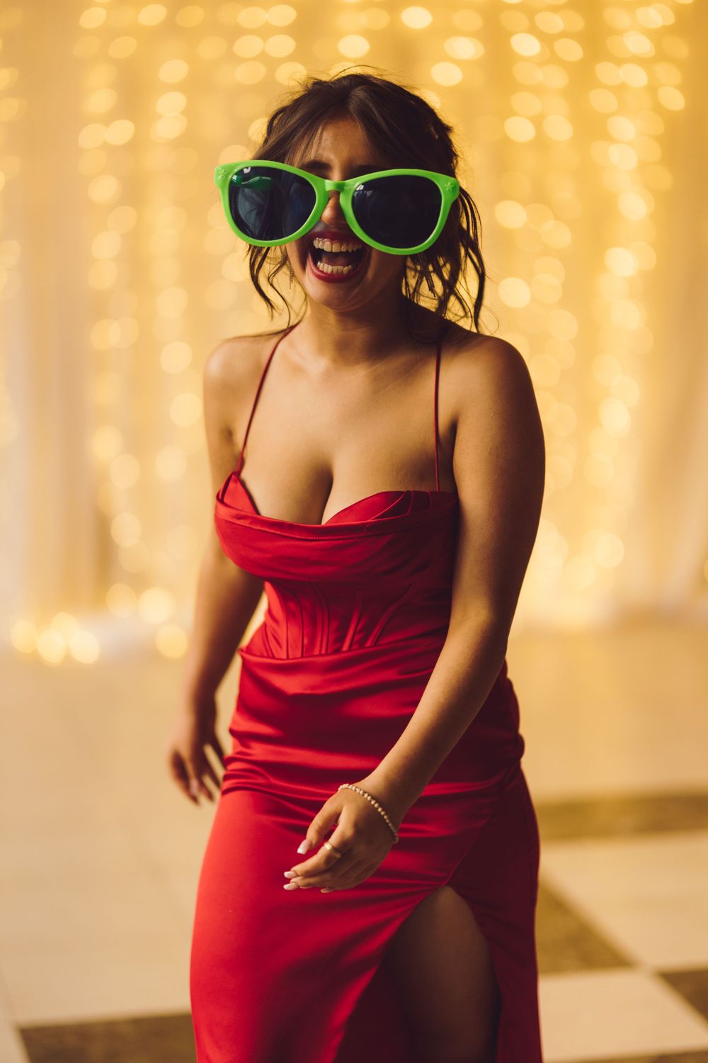 Red dress