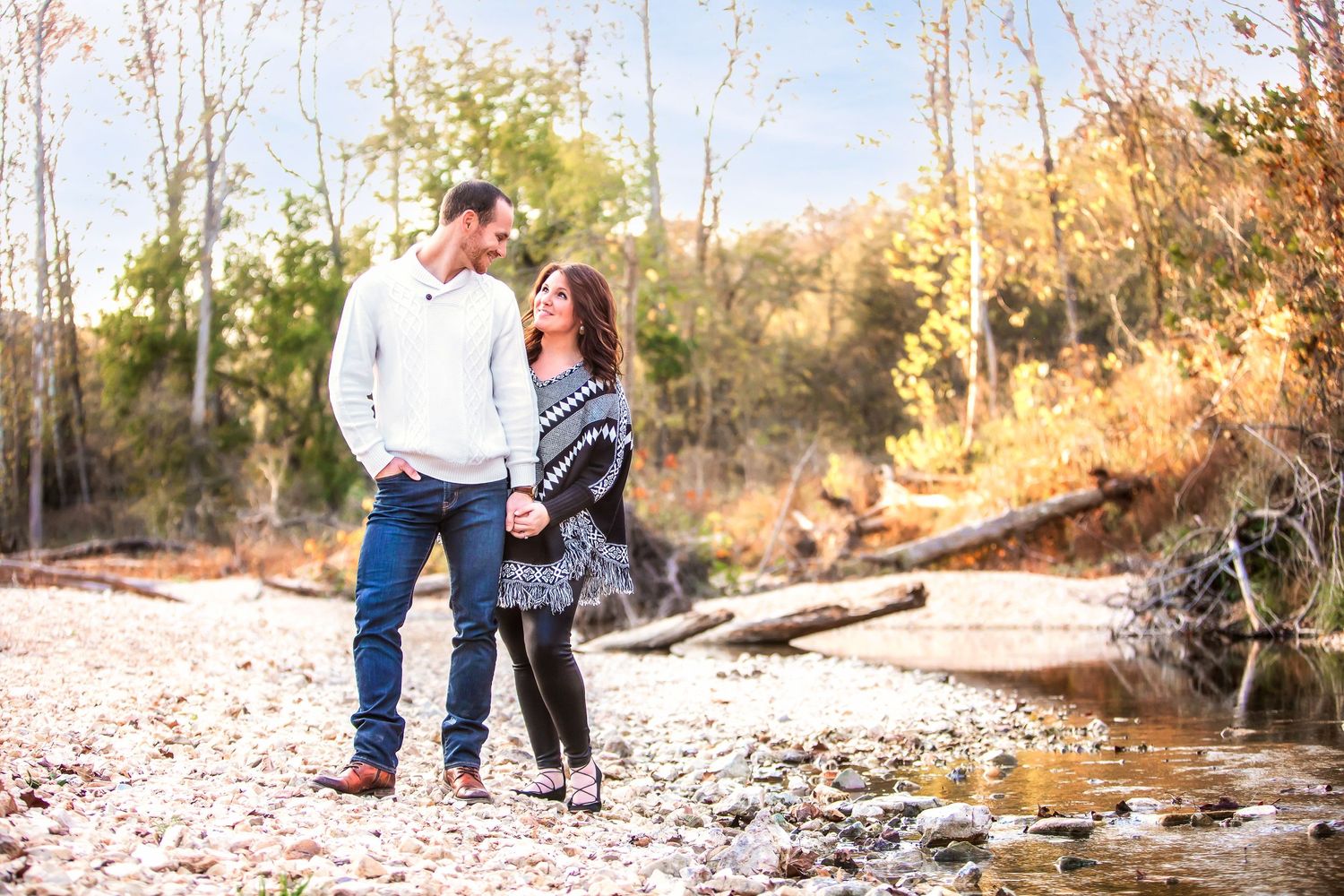 Engagement Session with man and woman