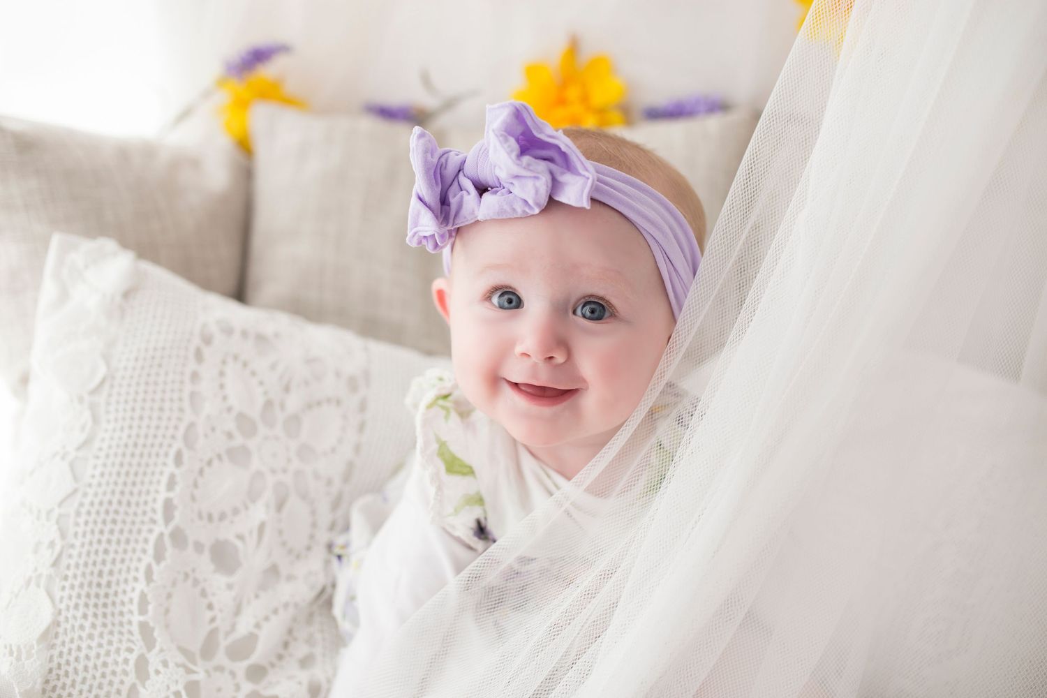 Young baby sitting portrait session Little Wonderland Photography widnes Cheshire