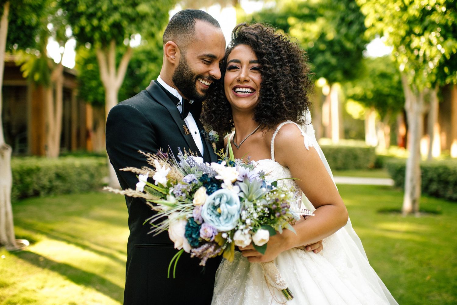 wedding couple portrait in Egypt