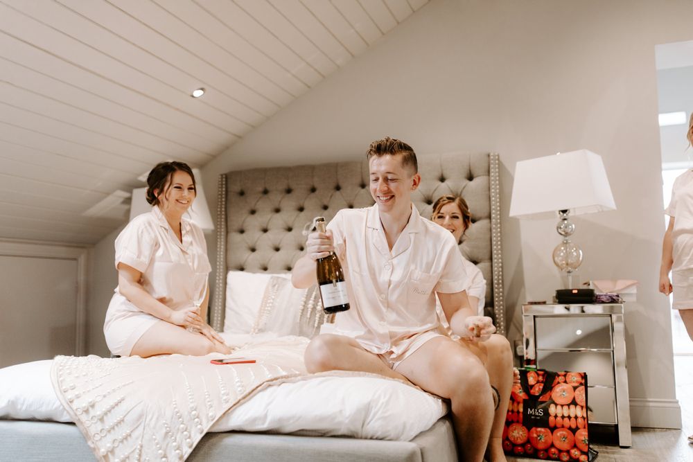 Yorkshire Wedding Barns, Richmond, bride prep
