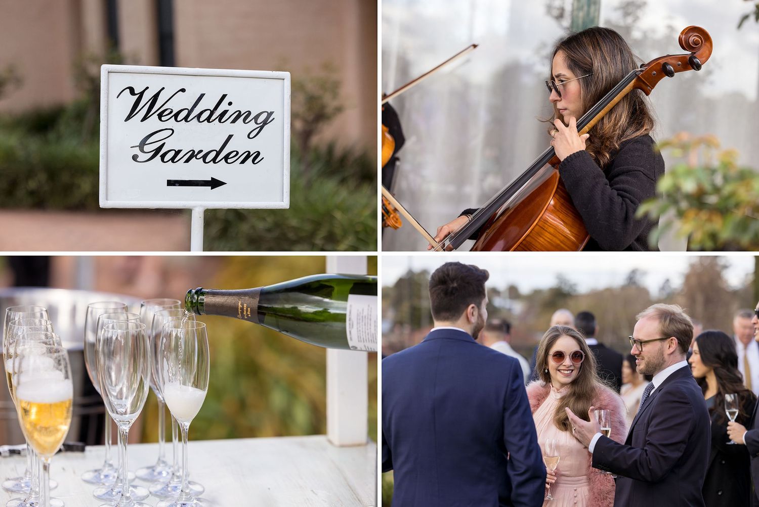 Pre ceremony drinks and music at De Bortoli Rutherglen Estate captured by Jason Robins Photography