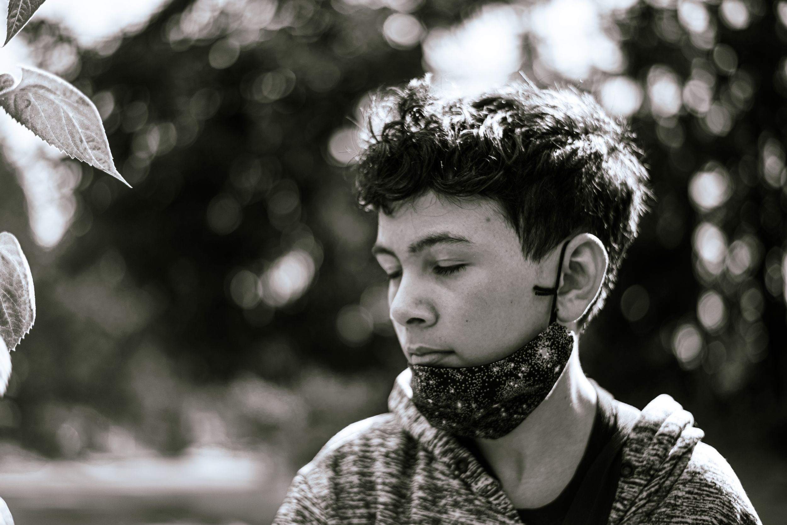 Teenage Photographer, Sunshine, Spring, Whidbey Island