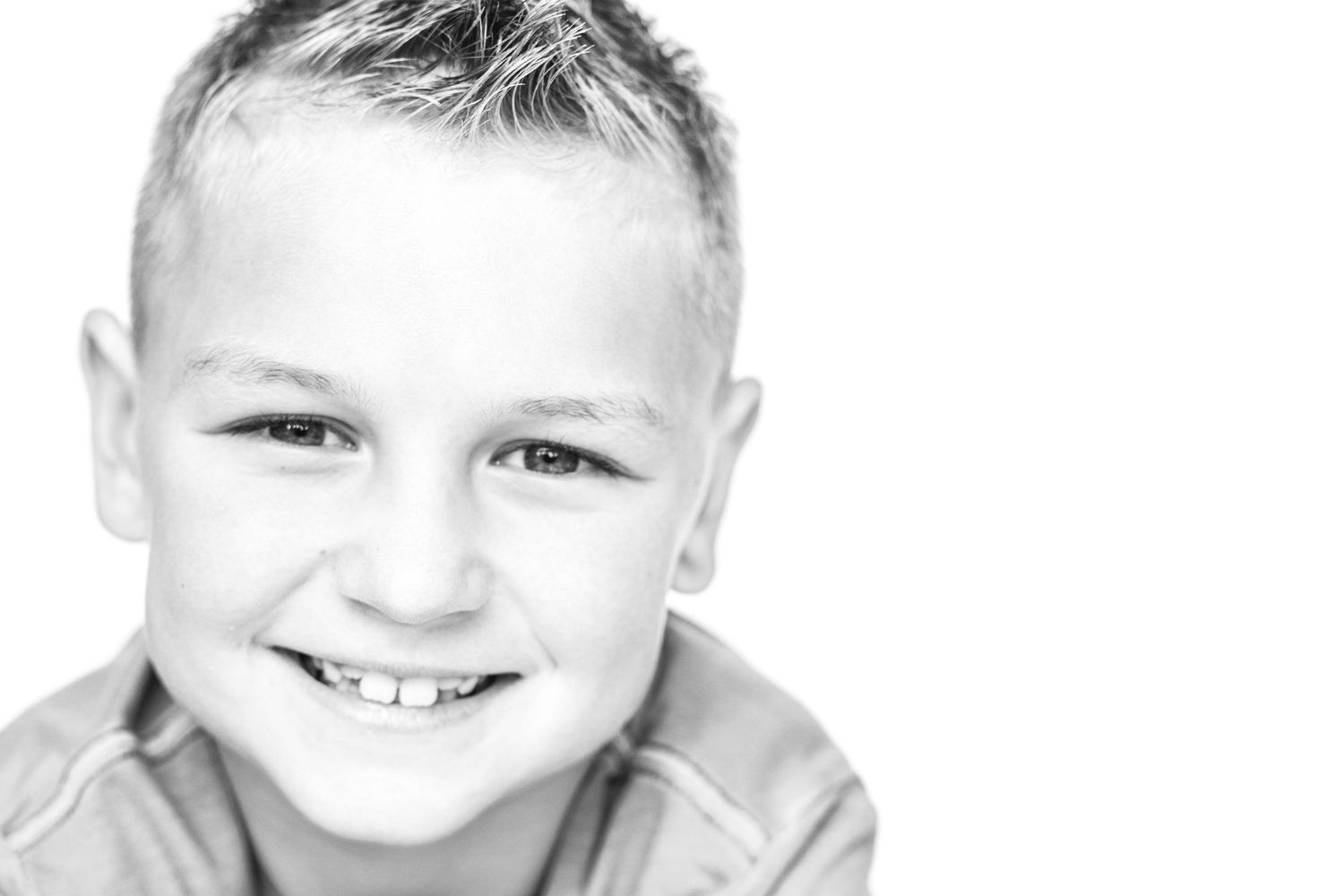 black and white studio photography