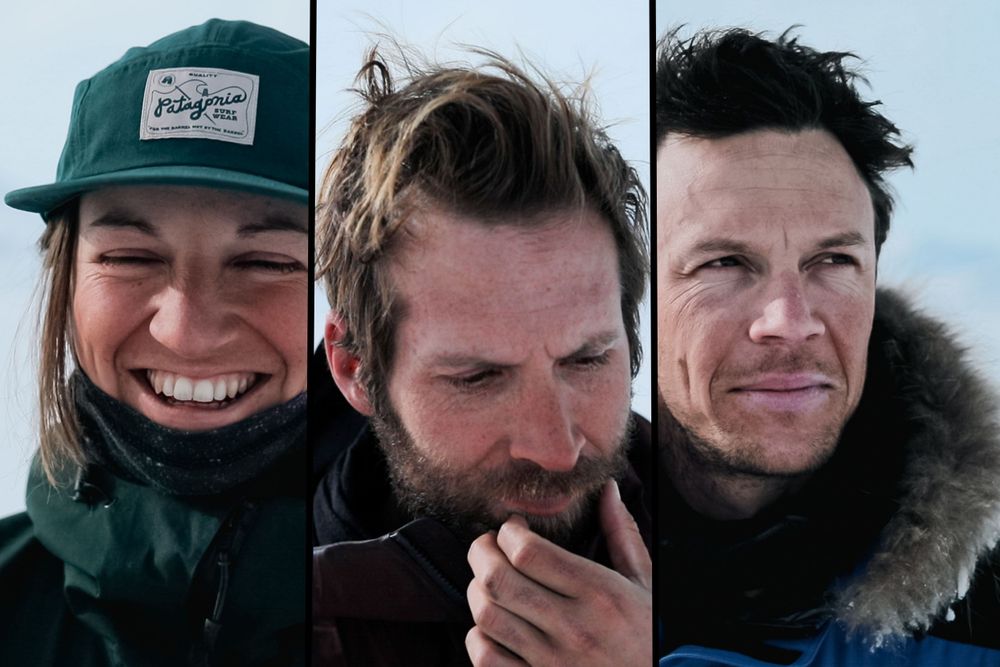 Three faces of the expedition team