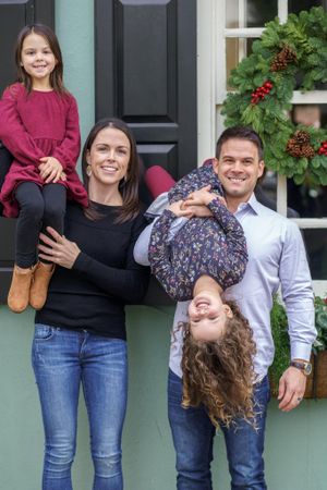 Rainbow Row family fun photo