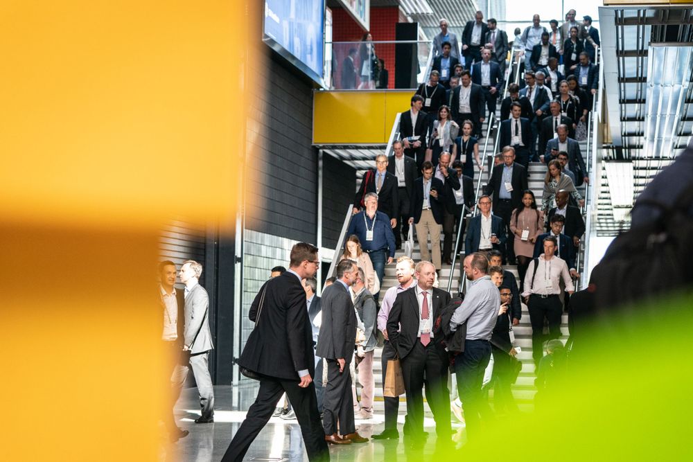 Deligates attend conference at ExCel London