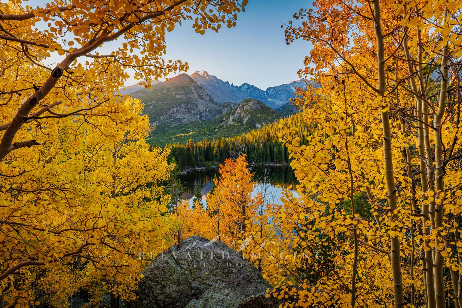 rocky mountain national park autumn landscape