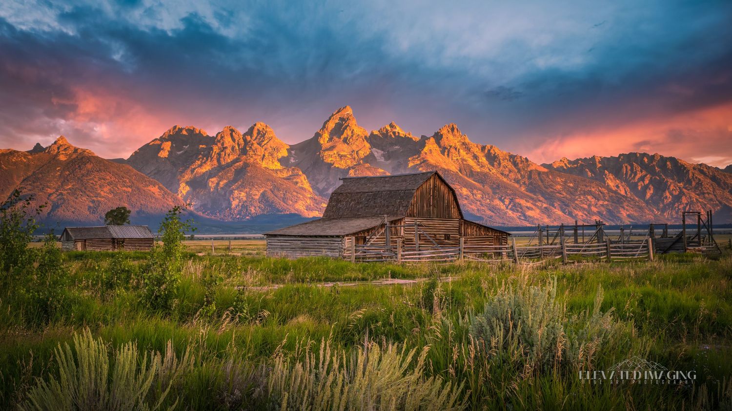 Grand teton national park moulton barn landscape