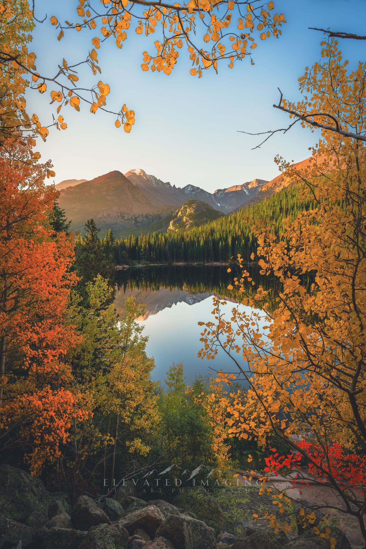 rocky mountain national park autumn landscape
