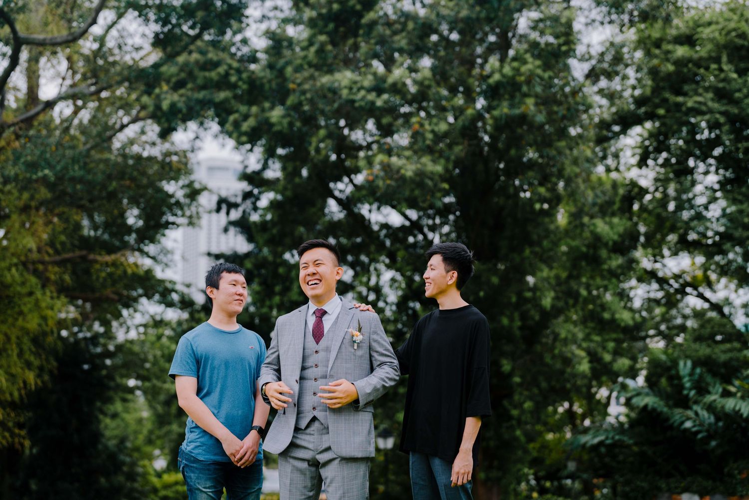 fort canning park wedding photography