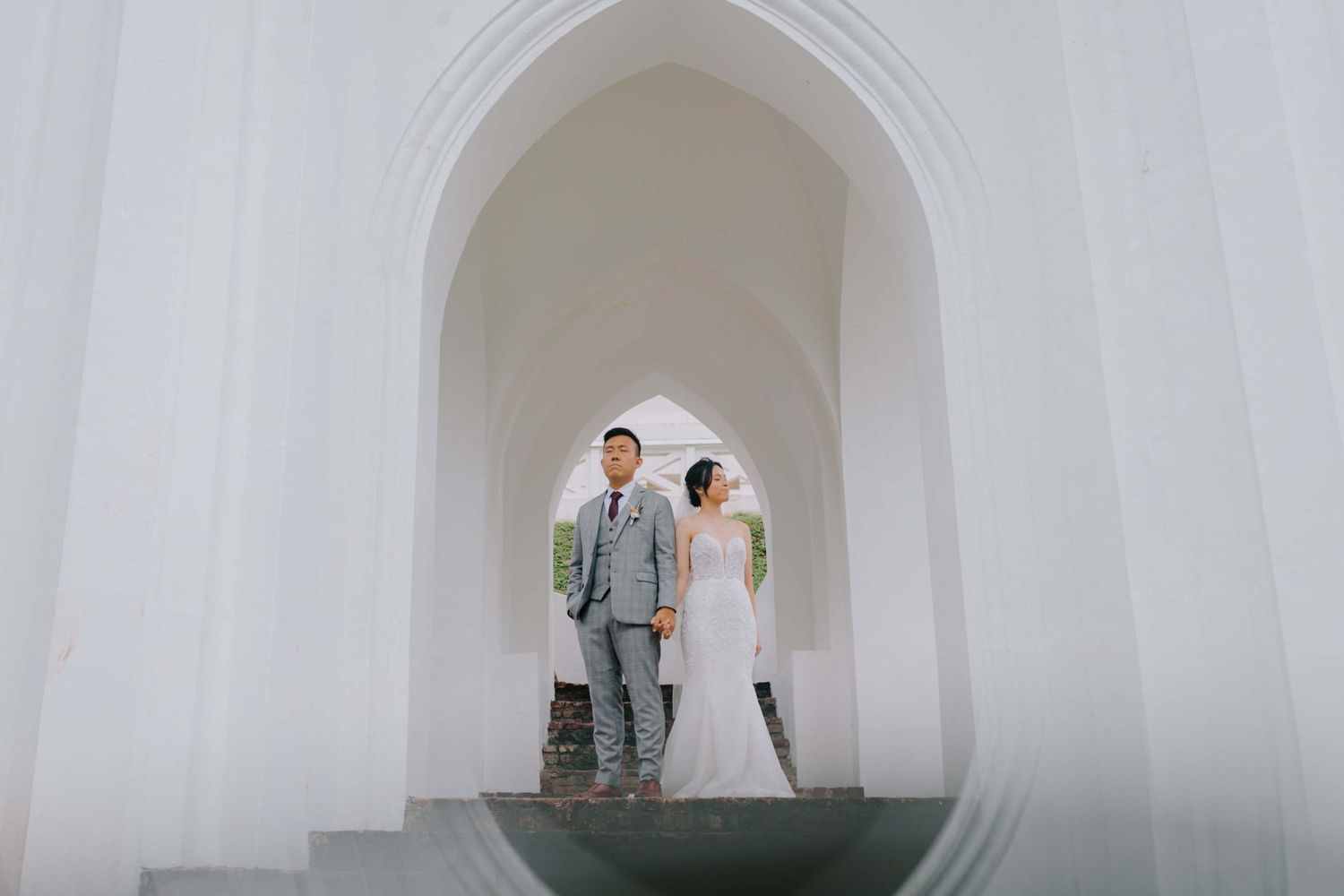 fort canning park wedding day