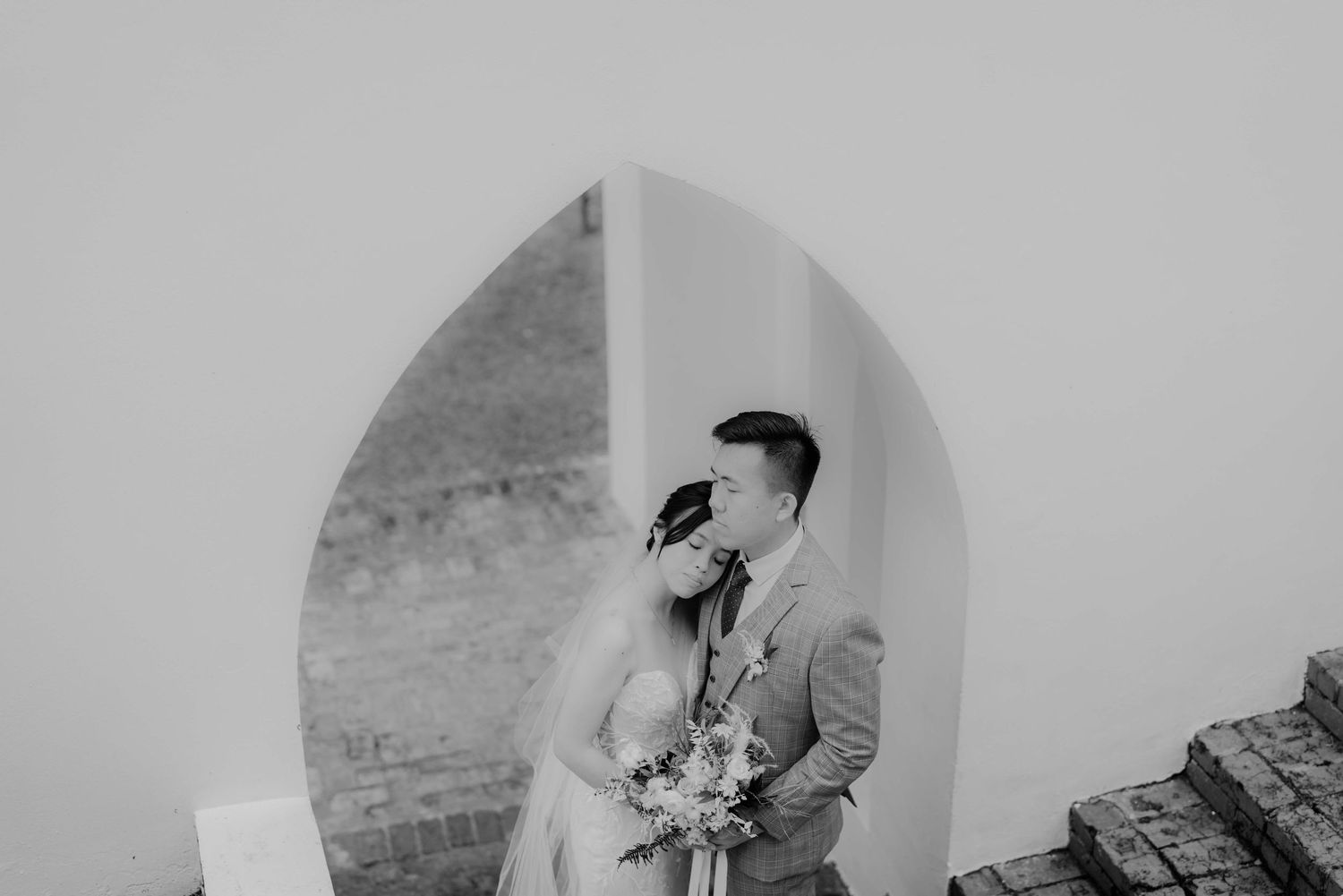 fort canning park wedding day