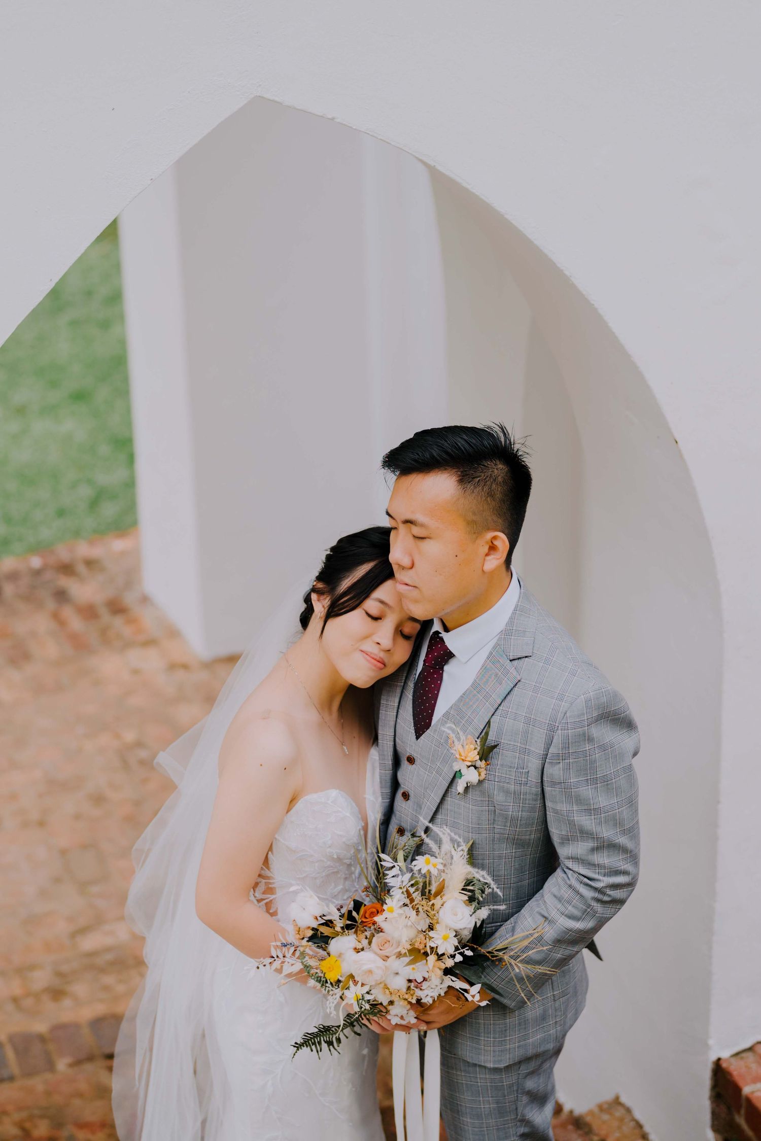 wedding at national museum of singapore