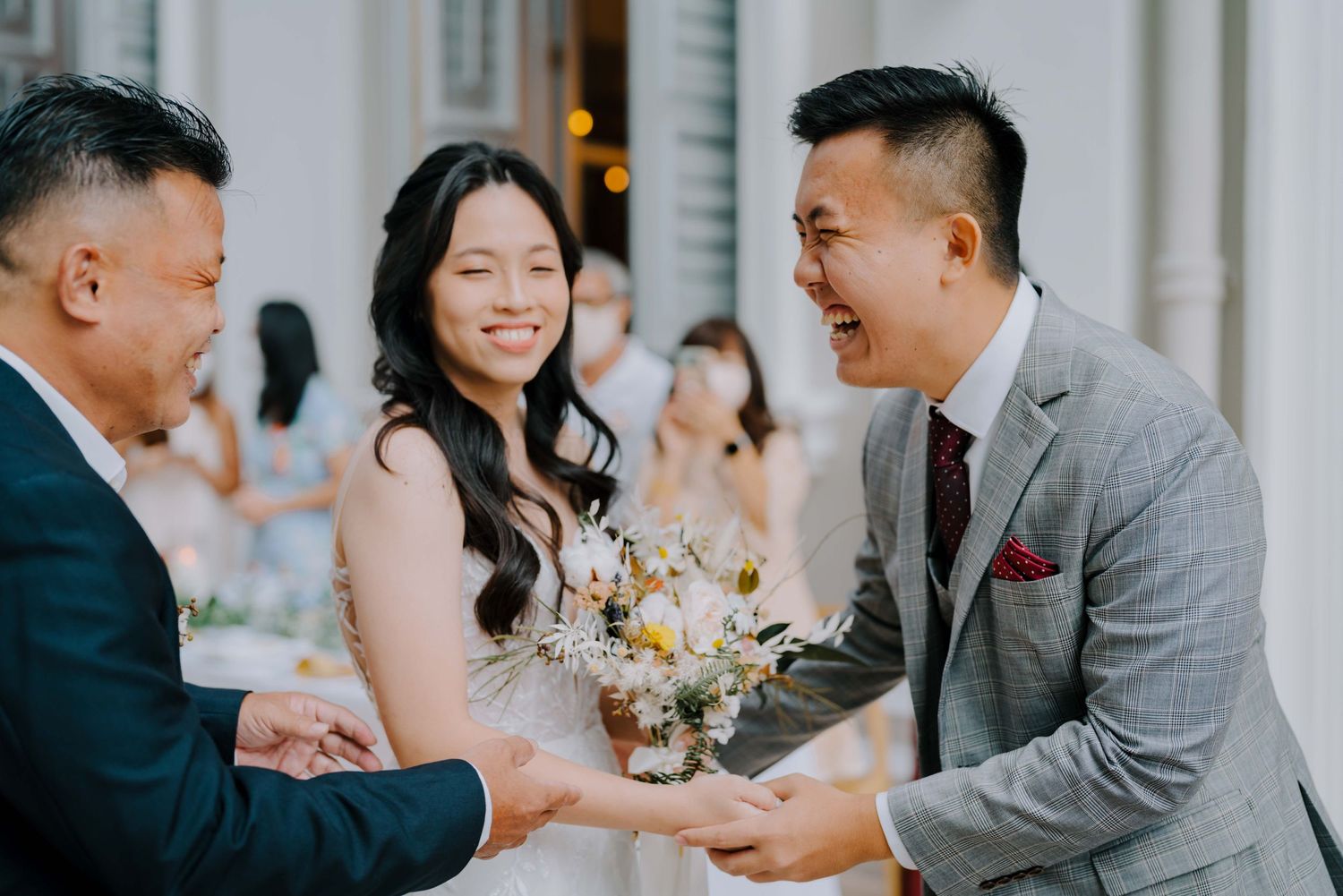 rom wedding at ational museum singapore