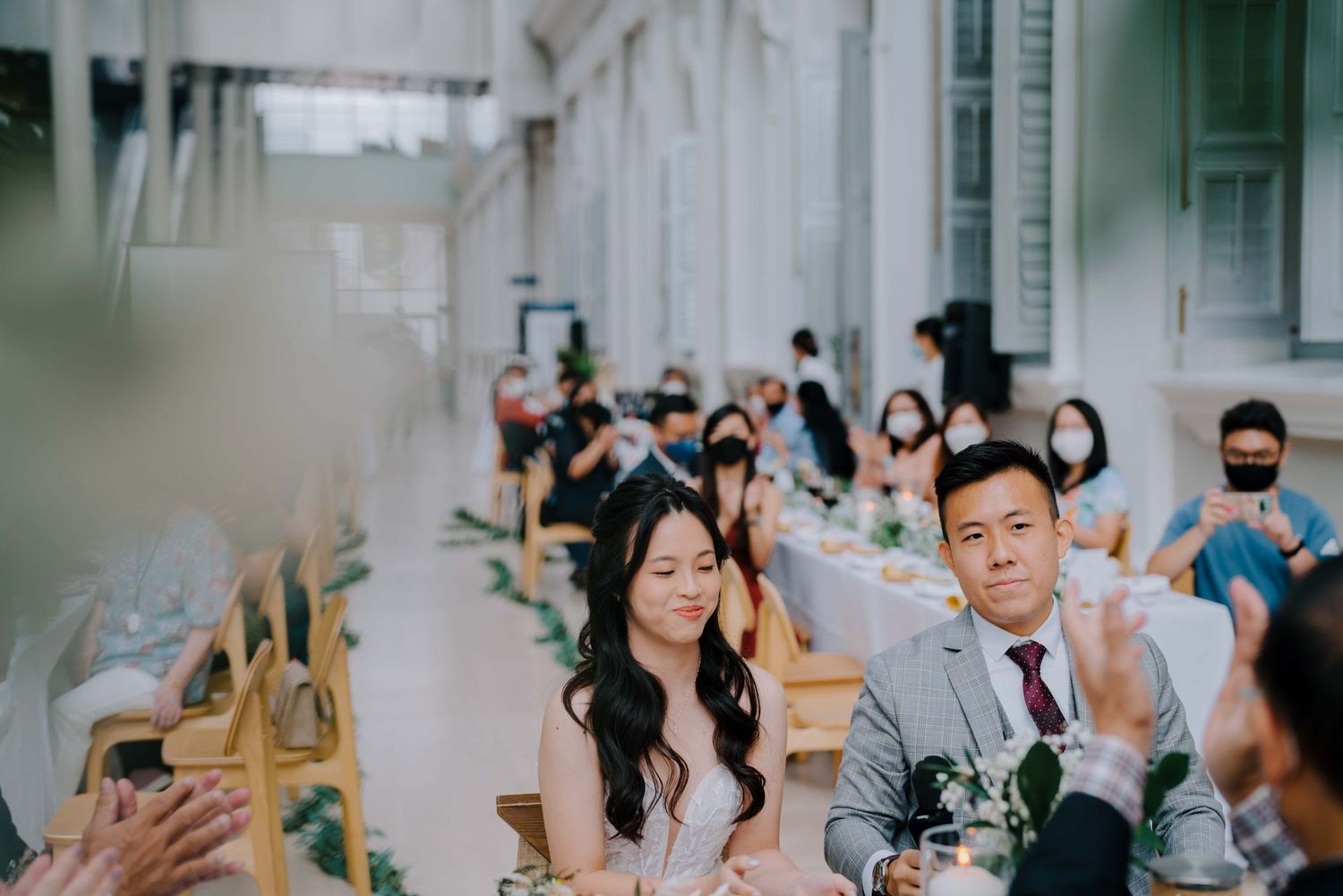wedding at national museum of singapore