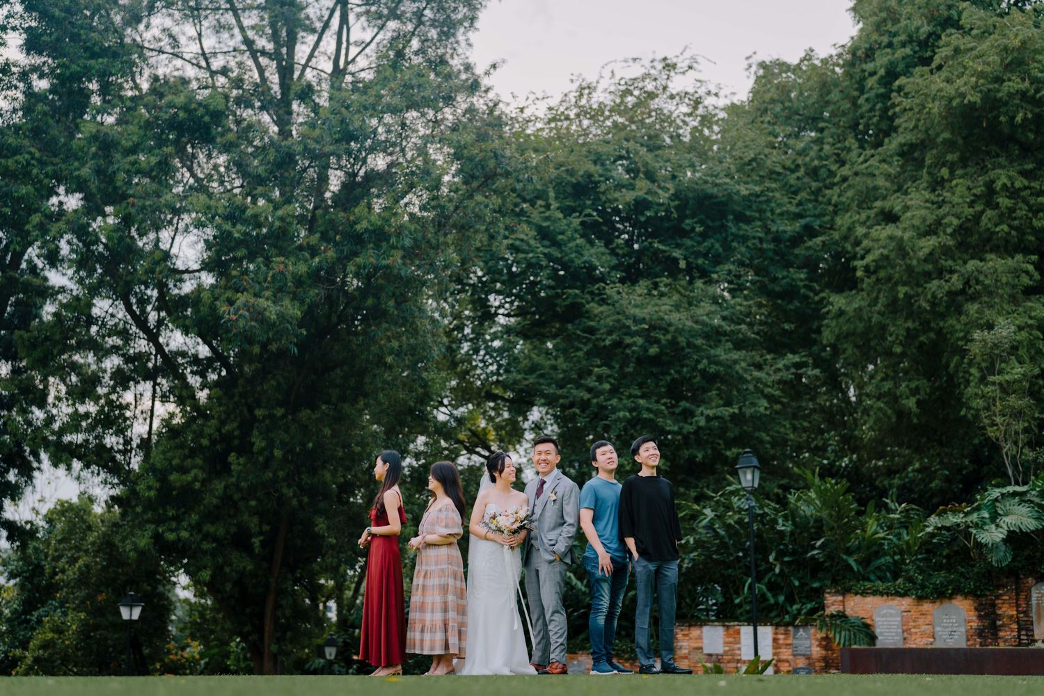 fort canning park wedding day photography