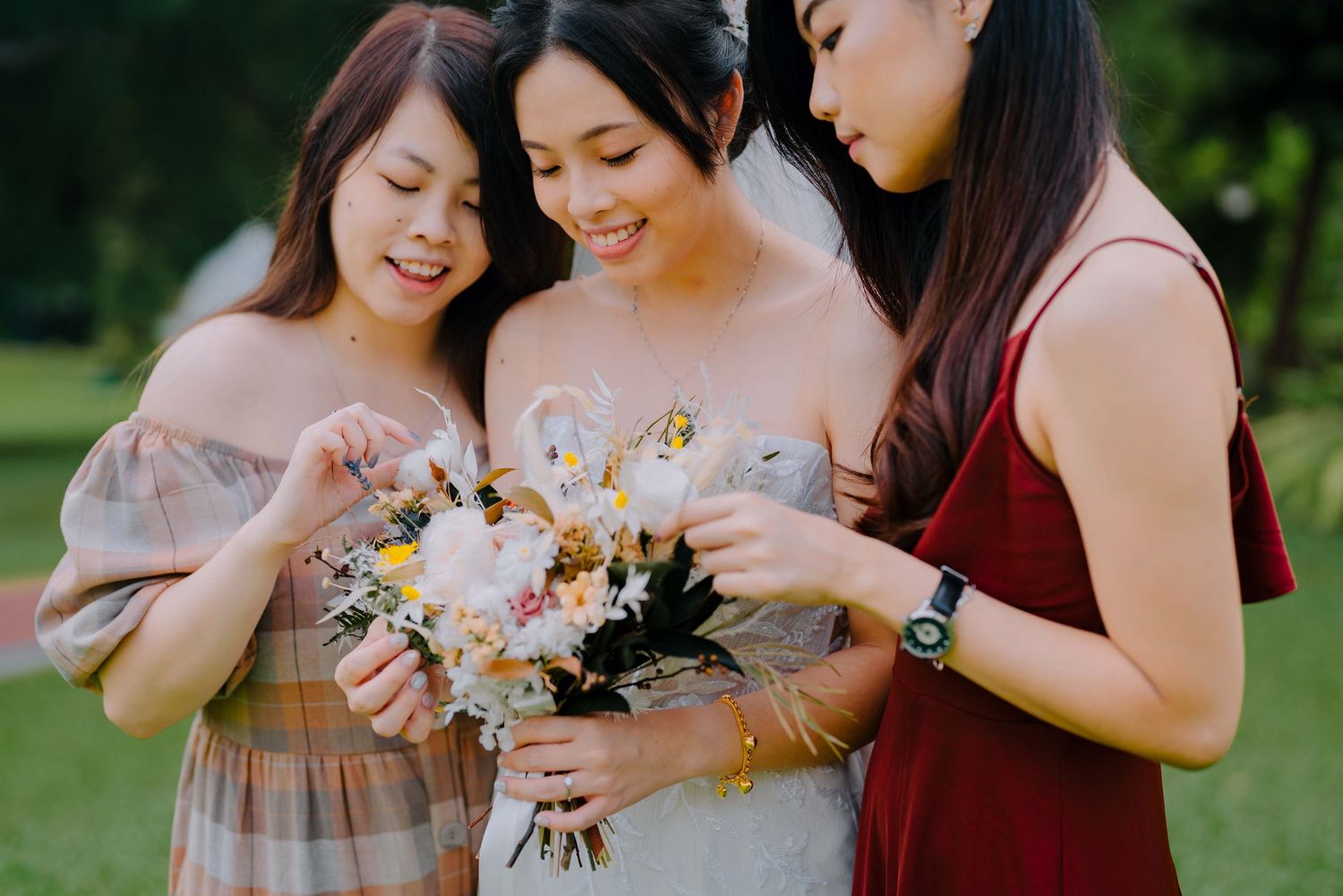 fort canning park wedding day