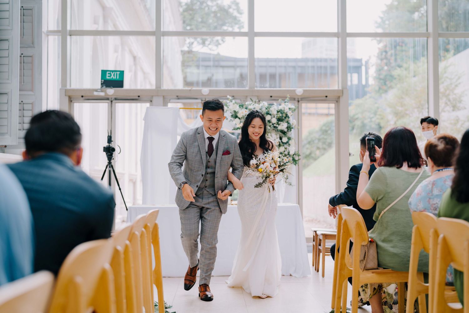 wedding at national museum singapore