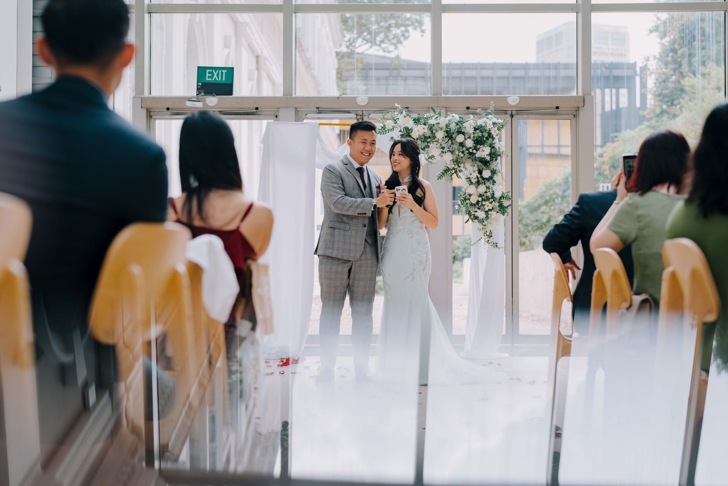 wedding at national museum singapore