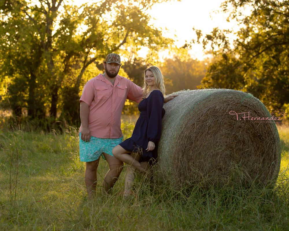 Couple elopement engagement