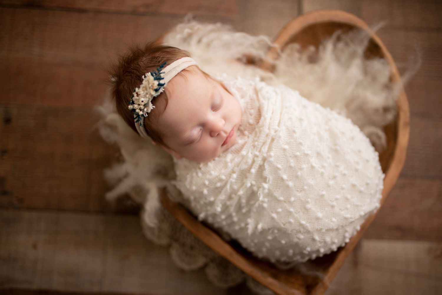 baby in heart bowl, baby photos Vermont
