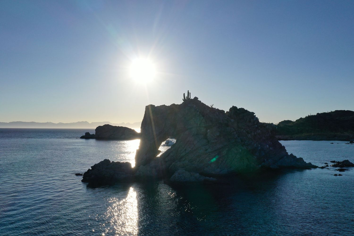 Drone Photo in Sea of Cortez Isla Catalina