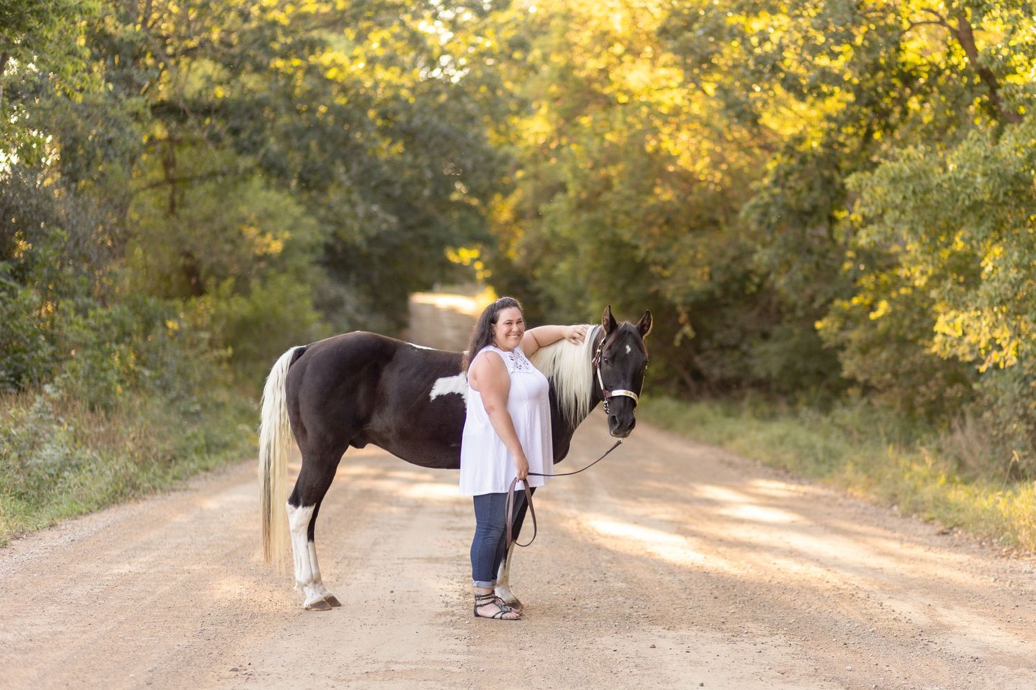 Ashleigh Holden and Santo at Thomet Stables in Ada Michigan