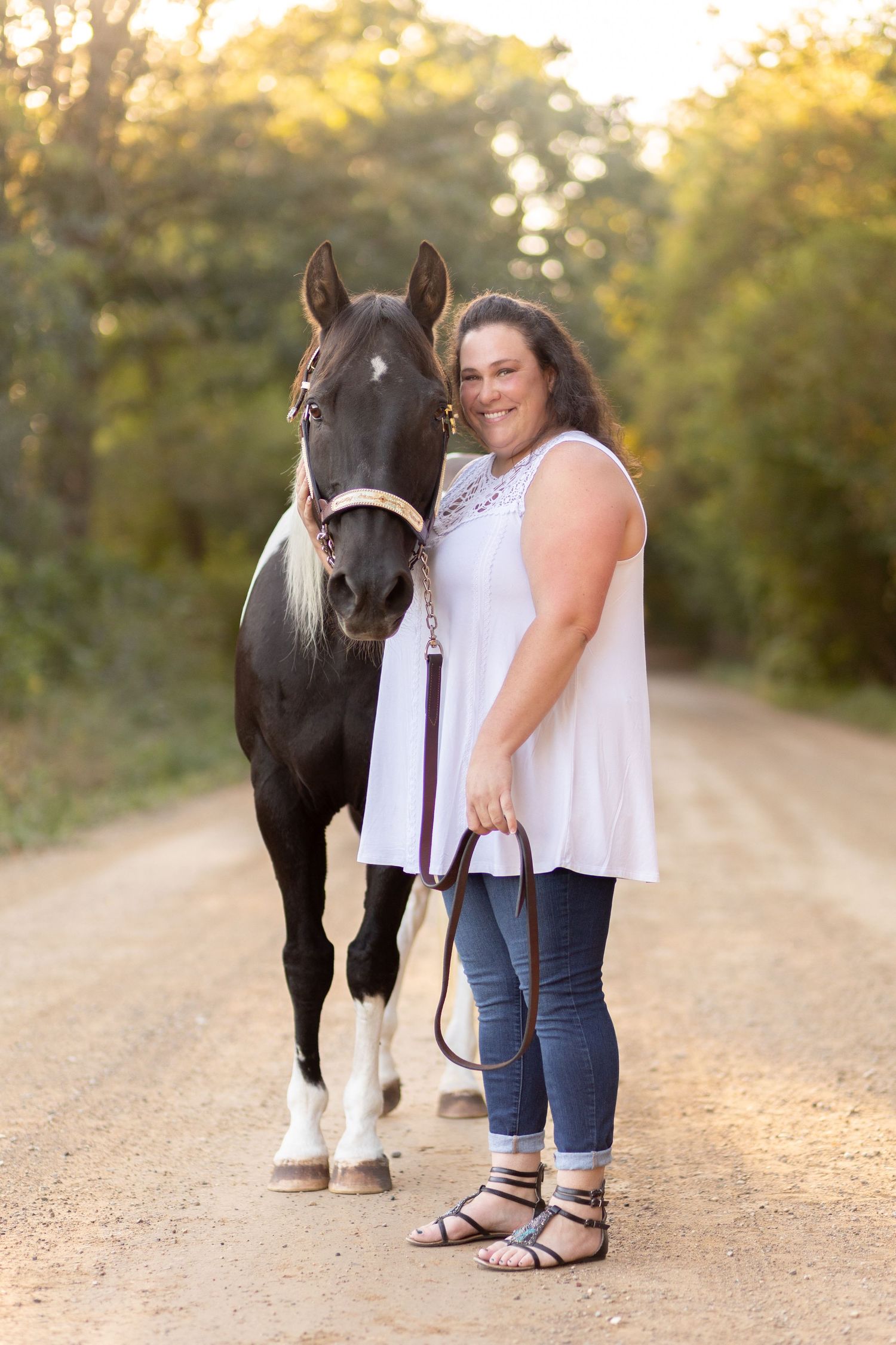 Ashleigh Holden and Santo at Thomet Stables in Ada Michigan