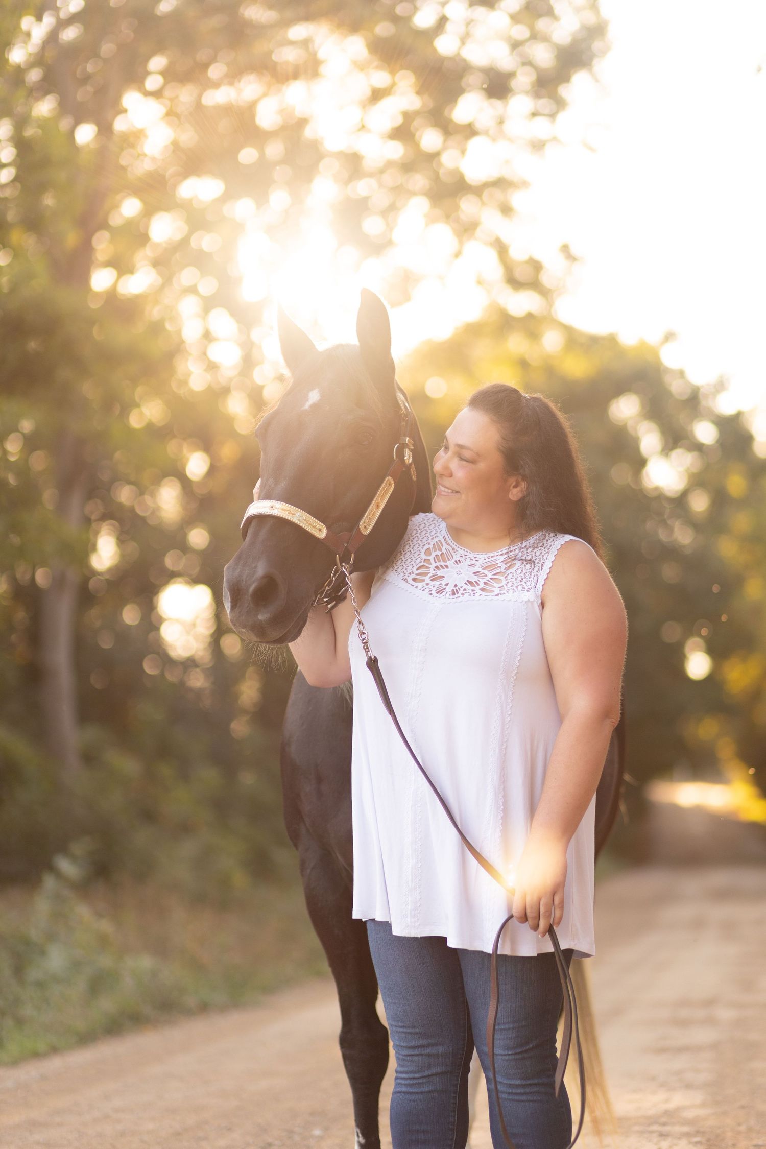 Ashleigh Holden and Santo at Thomet Stables in Ada Michigan
